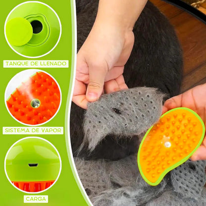 Cepillo con Vapor para Mascotas