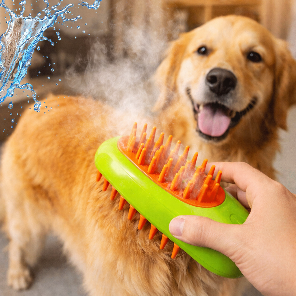 Cepillo con Vapor para Mascotas